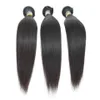 Brazilian Virgin Human Hair Extensions Weaves 4 Bundles Straight Natural 1B Color 830 inches Indian Peruvian Malaysian Hair3681553