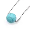 Fashion Hole Beads Natural Gem stone Adjustable Necklace with bead chains Fashion Jewelry