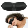 Bärbar 3D -ögon sovmask bomullsblindningsblås mjuk ögonskugga tupplur täcker ögonbindel sovande resor Rest Vision Care 5 Colors9513701