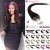 100s Micro Ring Loop Hair Extensions 0.5g per stand Remy Silky Soft Straight keratin hair extension 100% Human Hair