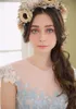 Luxury Embroidery Princess Wedding Dresses Glamorous Jewel-Neck Beaed Short Sleeves Wedding Gowns Elegant Handmade Flowers Wedding Dress