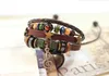 2014 Fashion Multilayer Leather Strap Bracelets & Bangles Vintage Three Stars Musical Note Pendant Bracelet For Women Men290L