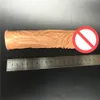 19 cm L Pene super realistico che estende la manica per aumentare la lunghezza e la circonferenza del pene in silicone per l'ingrandimento del sesso giocattolo per l'uomo1700686