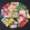 Pretty Peony Flower Chinese Silk Brocade Bag Tassel Small Zip Bag Wedding Party Favor Bags Christmas Women Coin Purses Jewelry Gift Pouch