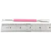 Narzędzia do paznokci Cuticle Pusher Pink Malowanie Profesjonalne Starsze Spoon 10 sztuk / partia Pedicure Narzędzie Nail Cleaner Manicure Ze Stali Nierdzewnej 511