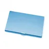 Business Card Holder Case Aluminum Metal Cards Box Cover Creative Credit ID Card Holder Men Pocket Wallet 9 Colors