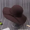 womens winter hats For Women Cap Lady Wide Brim Wool Felt Bowler Fedora Hat Floppy Hats For Women7868514