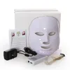 LED Facial Mask PDT Mask Photon Therapy Mask 3 Colors Red Blue Green For Acne Removal Skin Rejuvenation Pigmentation Correction Golden Color