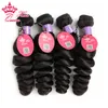 Capelli Queen 12Quot 28QUOT 2Bundleslot non trasformati Malaysian Wave Virgin Hair Nature Black Color 1B1733298