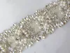 Underbara brudbågar Rhinestones Pearls Crystals Stitches glittrande bröllopsbälten brudtillbehör anpassade4191950