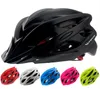 Kaski rowerowe Matowe Czarne Mężczyźni Kobiety Rowerowy Kask Back Light Mountain Road Bike Integralnie Formowane Kaski rowerowe