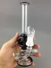 Hookahs Wholesale oil rigs water pipe 8" mini bong inline with 14.4mm dome nail recycler glass
