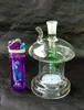 Livraison gratuite en gros ----- 2016 nouveau bong en verre / verre en forme de champignon Hookah, livraison aléatoire de couleur, donnant un ensemble complet d'accessoires, spot