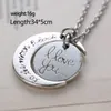 Fashion Pendant Necklace I Love You To The Moon And Back Retro Silver Pendant Necklace Gold/Silver Necklace Charm Pendant Love Moon Necklace