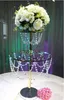 Magnifique pièce maîtresse de mariage suspendue en cristal à 2 niveaux, support en cristal de fleur 111111