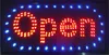 open horizontal led neon sign 19x10 now brighter and bigger with on off switch chain of led