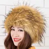 Hurtownia-YGS-MZ012 Nowy Moda Kapelusz Ciepłe Futro Czapka Skórzana Trawa Kapelusze Fox Fur Hat, aby utrzymać ciepłe czapki bombowców