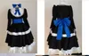 Höschenstrumpf mit Strumpfgürtel, Anarchie, Gothic-Lolita-Kleidung, Outfit, Kleid, Cosplay-Kostüm