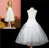 2015 Hot Sale Tre Circle Hoop White Girls 'Petticoats Ball Gown Children Kid Dress Slip Flower Girl Skirt Petticoat Gratis frakt