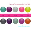 6PCS/LOT High Quality Soak Off temperature change color uv gel Nail Polish