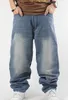 Jeans pour hommes Nouveau 2015 mode homme jeans lâches hiphop skateboard baggy pantalon denim hip hop hommes pantalons 4 saisons grande taille 30-44