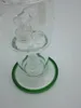 high: 22cm glass water pipes glass bongs with 14mm joint white free shipping