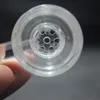 18mm Glass Hookahs Bowl with Built in Snowflake For Bongs Honeycomb Screen with Handle