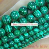 Wholesale-wholesale 4.6.8.10.12.14mm Natural Green Malachite Round Beads 15.5" Pick Size Free Shipping-F00088