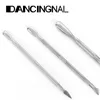 3Pcs Stainless Steel Nail Art Cuticle Spoon Pusher Remover Manicure Pedicure Tool Set