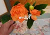 HEIßER Seide Gardenia 37 cm / 14,57 "Länge Künstliche Blumen Gardenias Kamelie einen Blütenkopf und eine Knospe pro Bündel für Hochzeit Herzstück