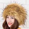 Wholesale-YGS-MZ012 New Fashion Hat Warm Fur Cap Leather Grass Hats Fox Fur Hat to Keep Warm Ear Caps Bomber Hats