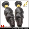 9a funmi jungfru peruansk hår vågig lös våg naturligt svart mänskligt hårförlängning obearbetad inslag 3st full huvud mode stil