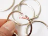 1000pcslot 50mm Book Hoop Binding Ring Binder Hoop Loose Leaf Ring DIY keyring9971351