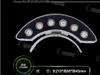 Projecespecific LED Outdoor Lights 6W Moon Pavilion Korrugerad kakel utomhusplattor Projektionslampa med konsol Specials5750245