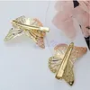 Hair Clippers Kobiety Błyszczące Złoto Butterfly Klips Headband Heatpin Headpiece Beauty Lady Akcesoria Headpiece Hairband Biżuteria