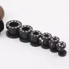 Ear Piercing F39 50pcslot mix312mm Arylic Body Piercing Smycken UV Black Crystal Ear Plug Flesh Tunnel3085130