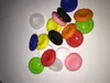 100 st gummi silikon keps thumbstick tumme pinne täcke fall Skin joystick grepp grepp för PS4 PS3 PS2 Xbox 360 One Controller