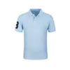 Herren-Marken-Poloshirt für Herren, Polos, Herren, 100 % Baumwolle, 35 Farben, kurzärmlig, einfarbig, Kleidung, Weinblau, Grau, Rot