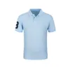 Polo de marque masculine pour hommes Polos hommes 100% coton 35 couleurs à manches courtes à manches solides