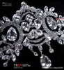 Stok 2014 Bride's Crown Çarpıcı Swarovski Gelin Kristal Tiara Düğün Kaçak Aksesuarları CheapVprom Pageant Accesso288q