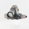 CREE XM-L L2 LED 5mode Reflektor Latarka Rechargeable Headlamp + Ładowarka + 2 * 5000mAh 18650 Bateria + Kabel USB