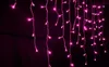 5m 200leds Vorhanglichter Lichter Blitzspur Led String Icicle Lamps Vorhang WeihnachtS Haus Garden Festival 110V-220V EU UK US AU Plug Plug