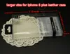 17.5 * 10.5 * 2cm Fashion Blister PVC Plast Retail Packaging Box / Förpackning för S5 S6 Skyddsväska för 6 Plus för iPhone6 ​​Läderfodral