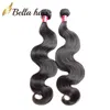 Bellahair البرازيلي العذراء الشعر البشري الشعر البشري تغريم الجسم موجة الجسم hairweft اللون الطبيعي لحمة مزدوجة