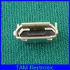 100PCS / Lot, Micro 5pin USB-kontakt Laddningsanslutning Typ B-kontaktdip Fyra fot för reparation Mobiltelefon med horn