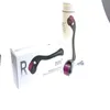 ZGTS DermaroLler с 540 игл микронейтерапия Терапия Derma Roller Anti Aging Acne 0,2 мм-2,5 мм пластиковая трубка упаковки