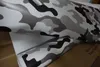 Noir blanc CAMO Graffiti Camouflage Vinyl Wrap Sheet Stickerbomb Arctic Camo Sticker avec dégagement d'air pour Car wrap Vehicle wrap 1.52x 30m