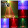 Alta Calidad de 3 Lentes 40 Patrones Club Bar RGB Laser Etapa de IluminAción Led Azul DJ Home Party Mostrar Profesional Proyector de Luz del