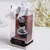 Gratis frakt 50pcs "Kärlek" Chrome Bottle Pourner N Stoppar Set Bröllop Favoriter Party Favors Vinproppar Bröllopsgåvor Partihandel Bridal Shower