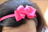 Fashion Teged Plastic Hoofdband met Boutique Haar Boog Hoofddeksels Kinderen Haaraccessoires 30pcs / lot